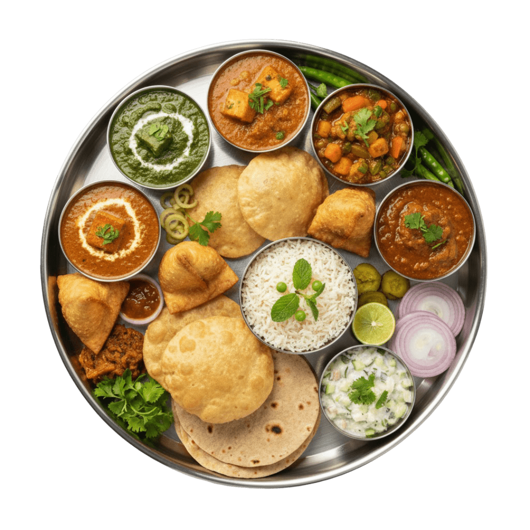 Delicious food plate